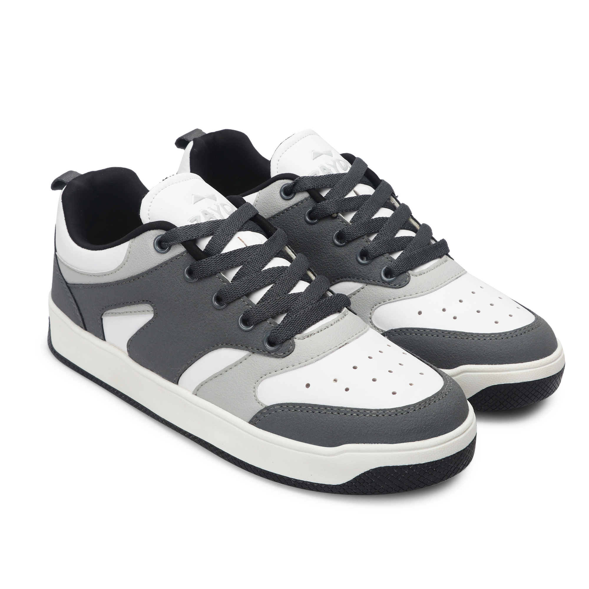 CARIUMA: Men's Low Top Charcoal Dark Grey Suede Shoes | OCA Low